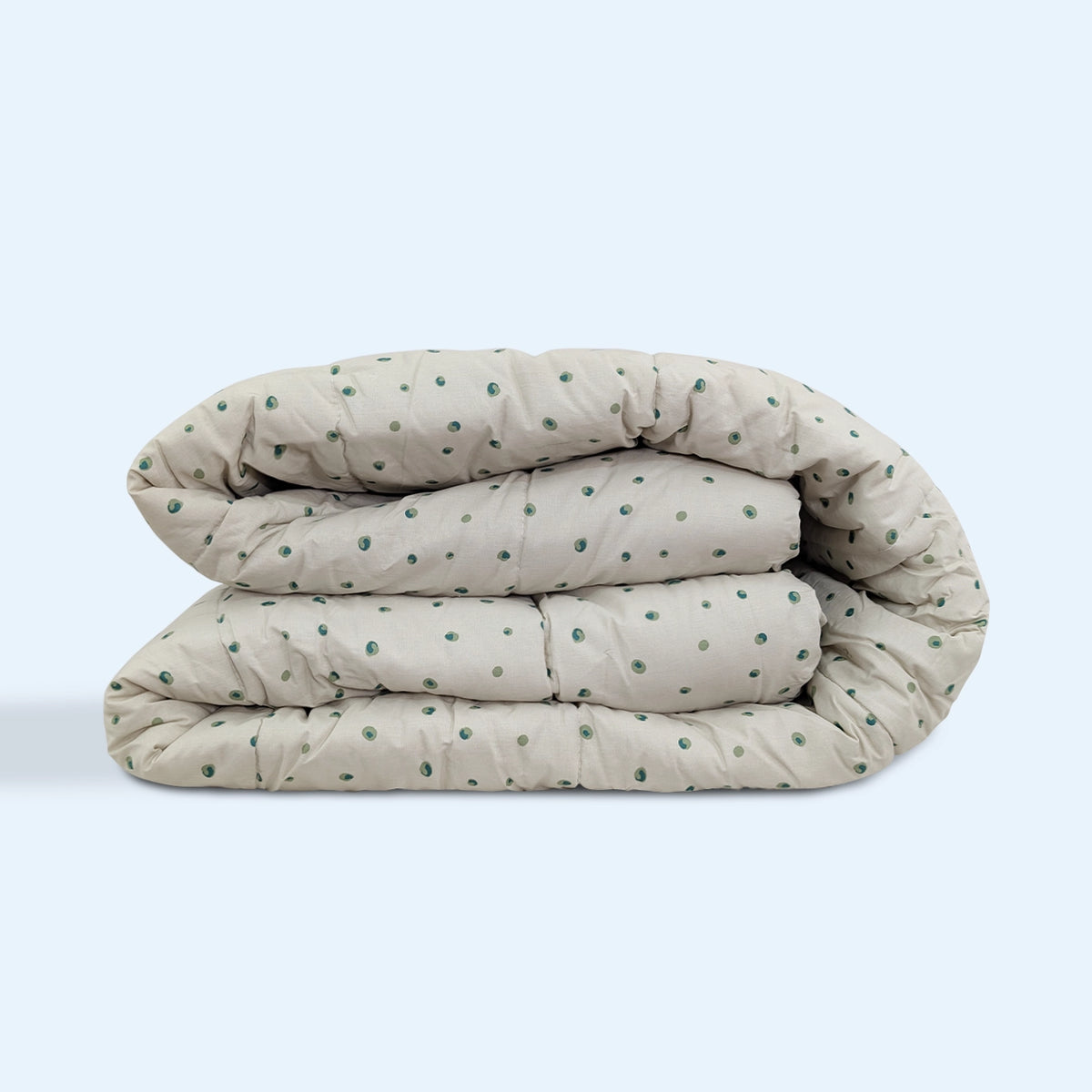 Cotton Percale King Comforter - 1019 Dotted