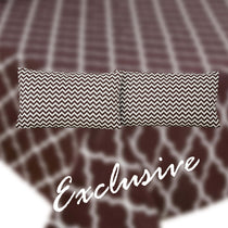 Modern Lattice Cotton Percale Bed sheet