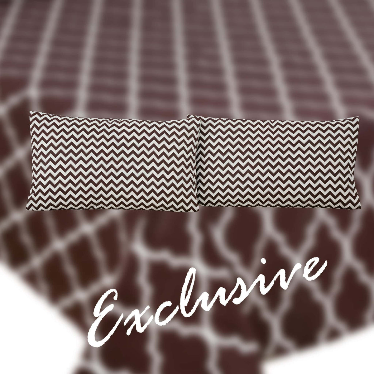 Modern Lattice Cotton Percale Bed sheet
