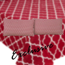 Lattice Luxe Cotton Percale Bed sheet