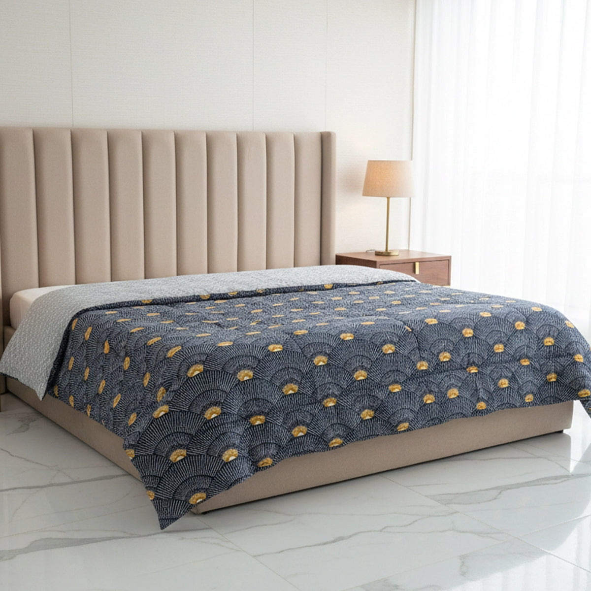 Cotton Satin King Comforter - 1031