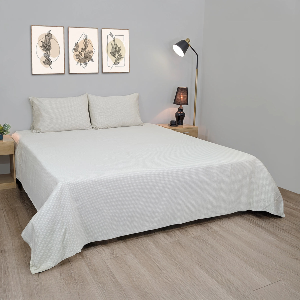 RHS COTTON SATIN BED SHEET 1036 REV