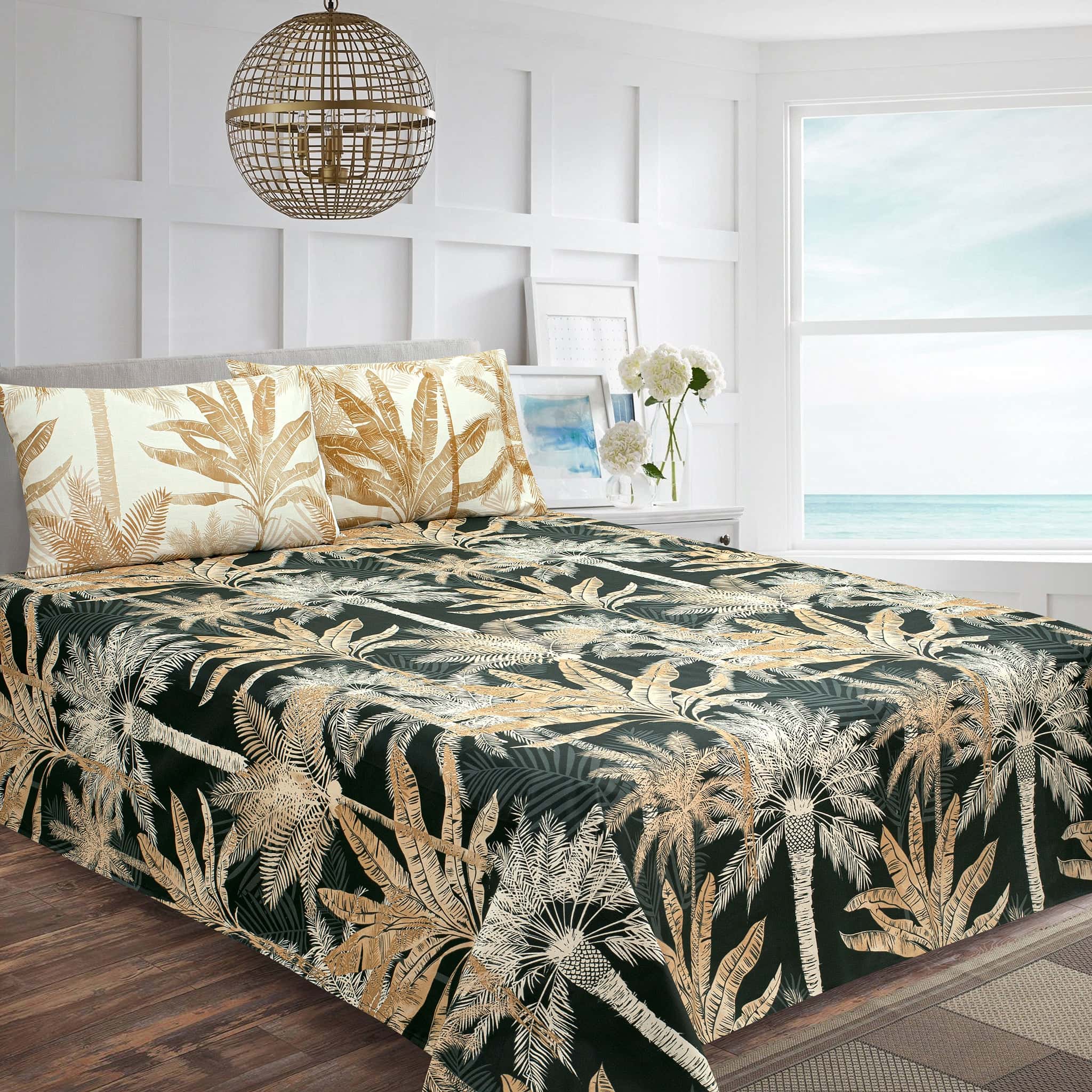 Luxury Cotton Satin Bedsheet (1075)