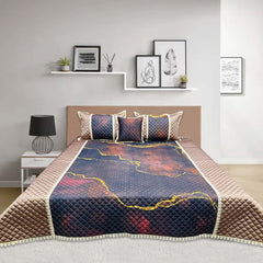 Digital Printed Quilted Bedspread 2425-03