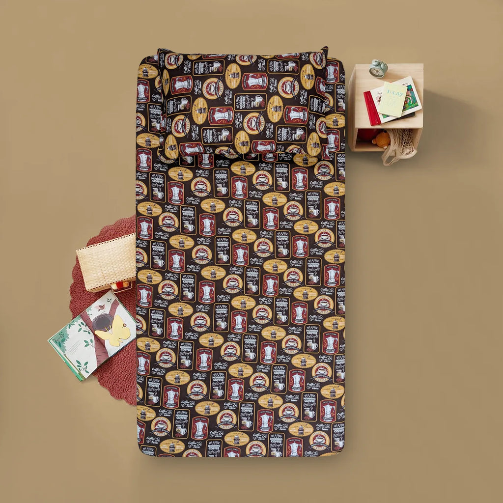 Caffeine Classic - Kids Fitted Bedsheet