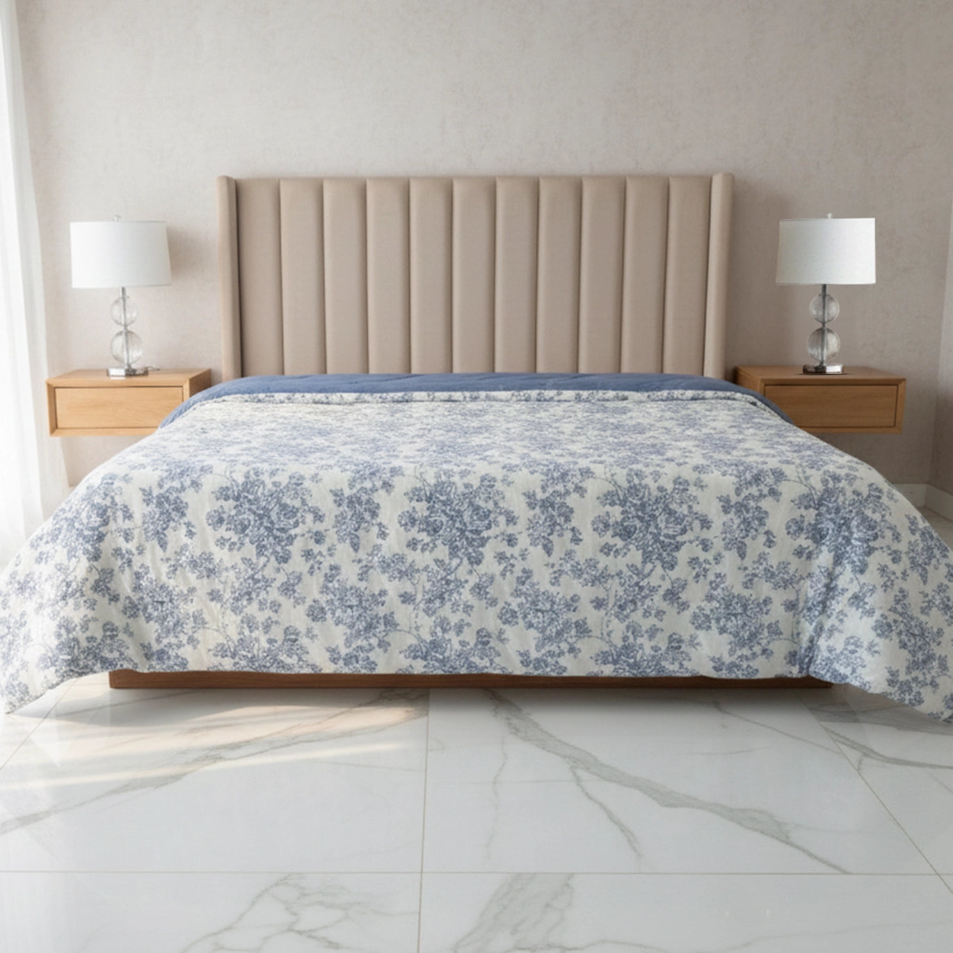 Cotton Percale King Comforter - 1007