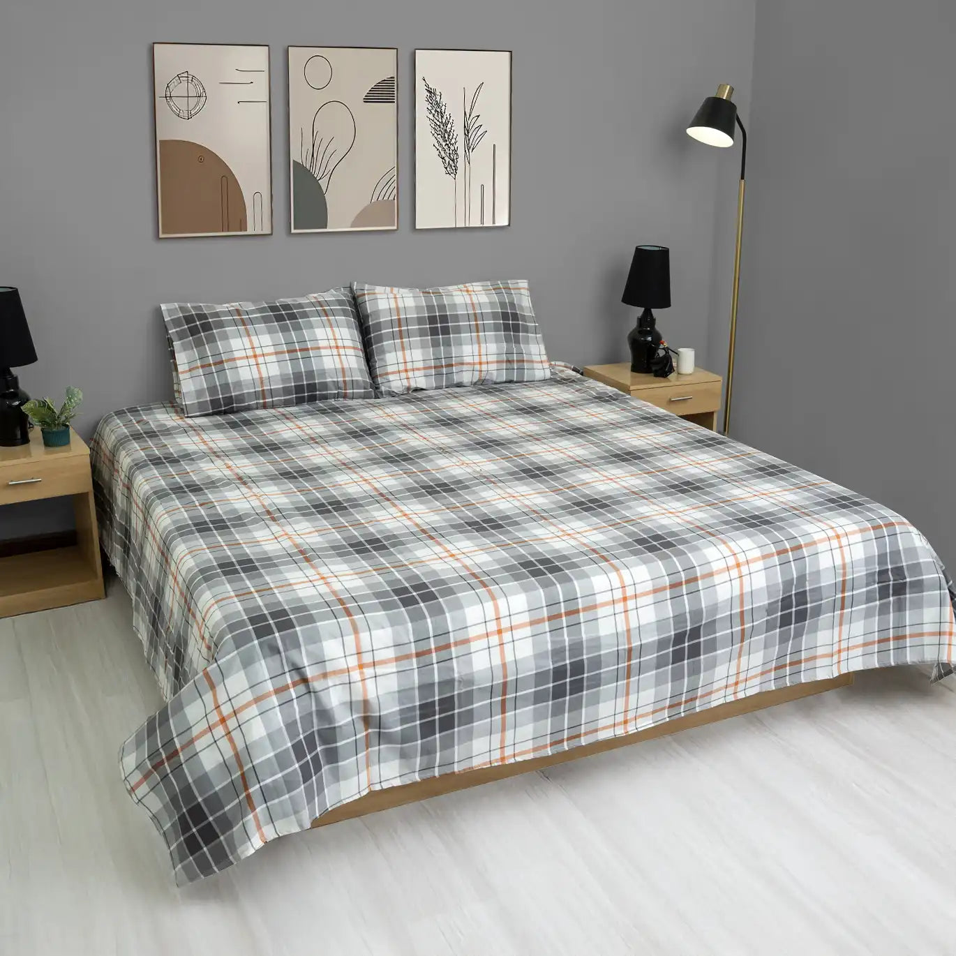 Cotton Percale bedsheet (1025)