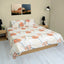 Woven Grid Cotton Percale Bed sheet