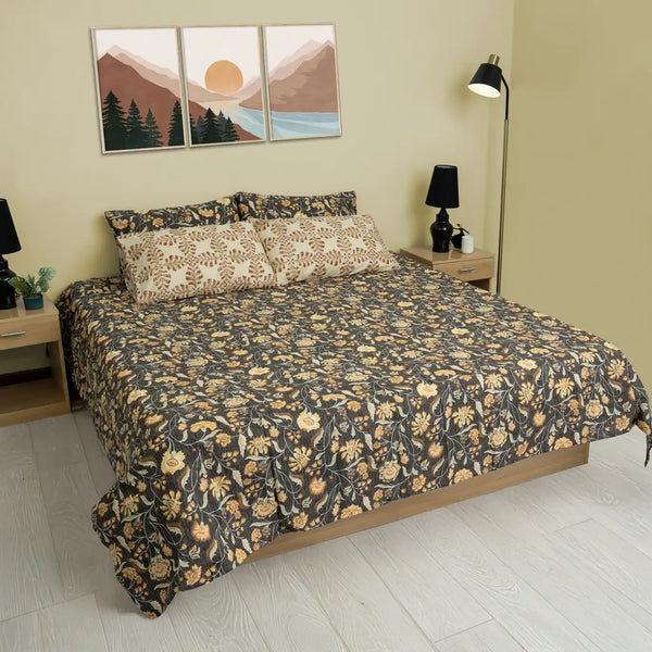 Heirloom Flora Luxury Cotton Percale Bedsheet