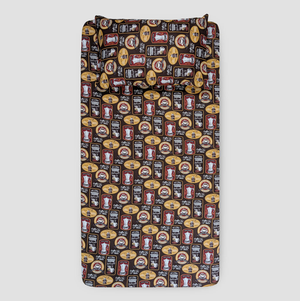 Caffeine Classic - Kids Fitted Bedsheet