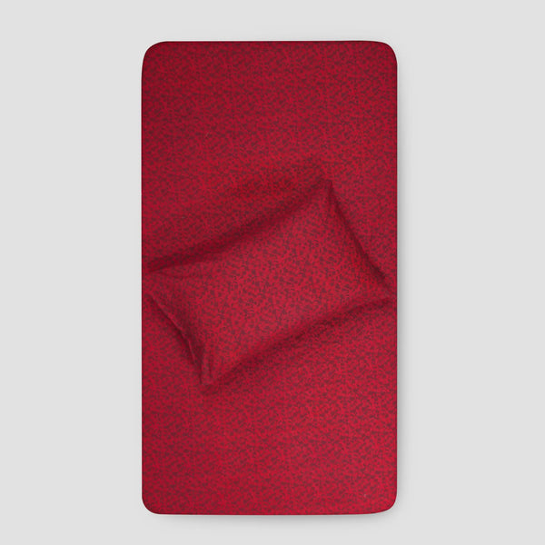 Crimson Bloom Wine - Kids Fitted Bedsheet
