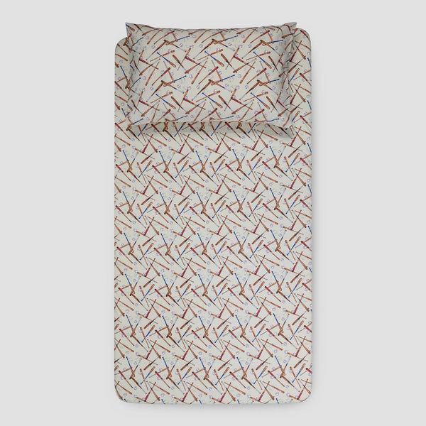 Baseball Shuffle - Kids Fitted Bedsheet