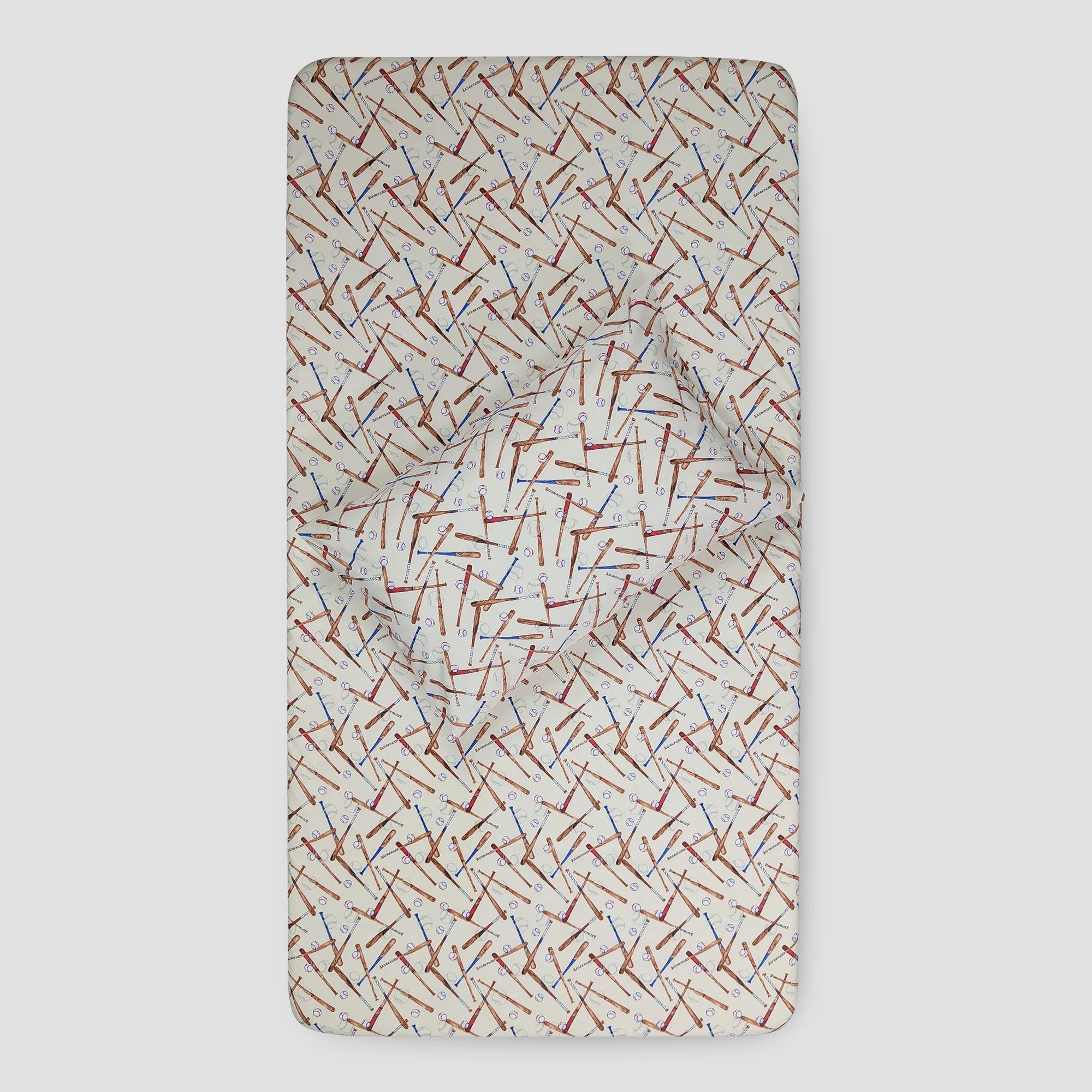 Baseball Shuffle - Kids Fitted Bedsheet