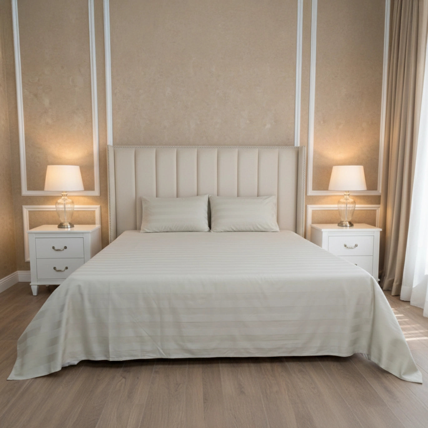 Urban Loft Cotton Satin Bed Sheet