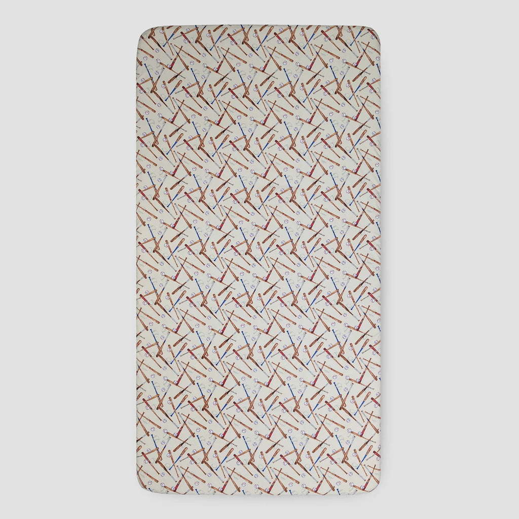 Baseball Shuffle - Kids Fitted Bedsheet
