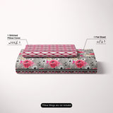 Sateen Bed Sheet Set - 6593