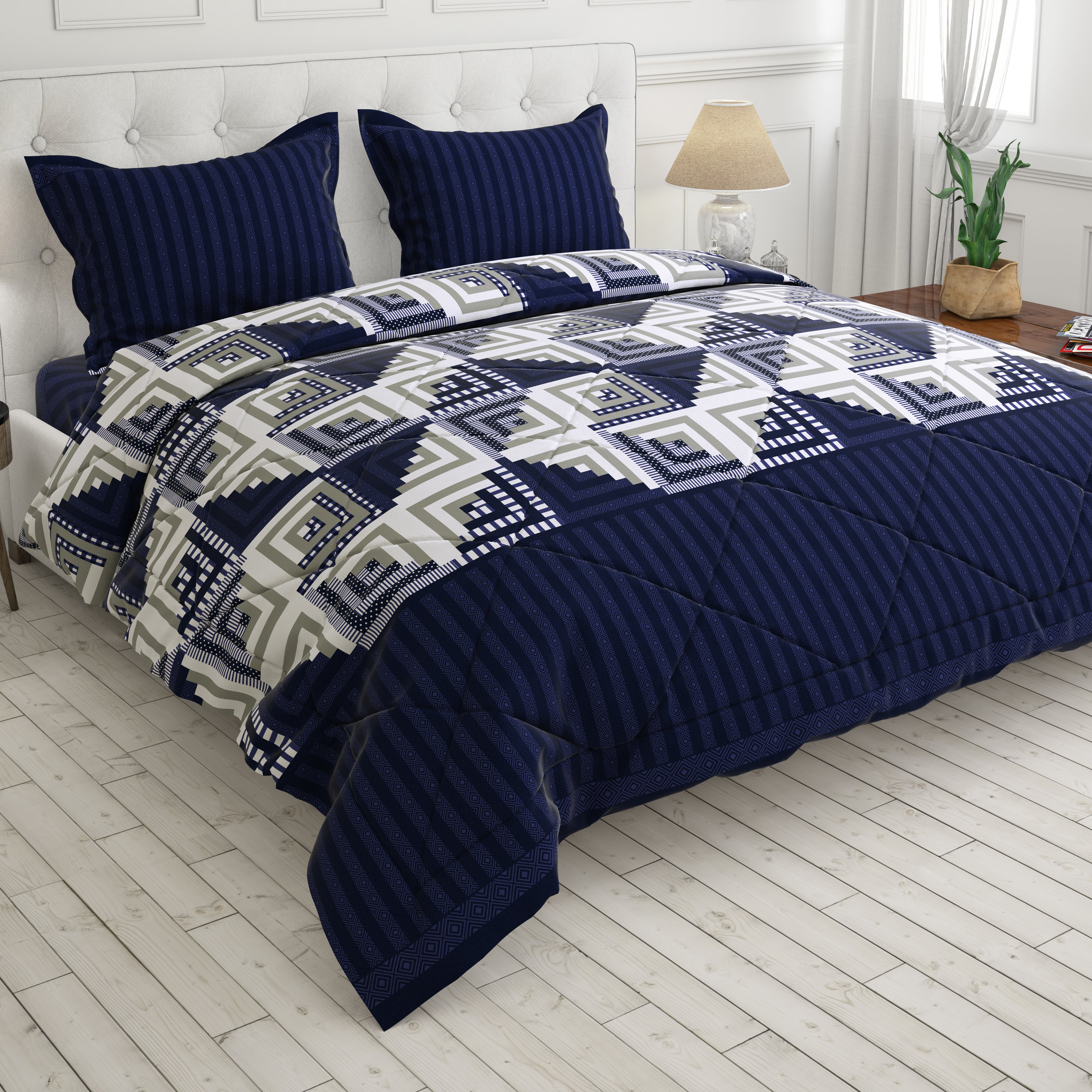 Sateen comforter set 6744