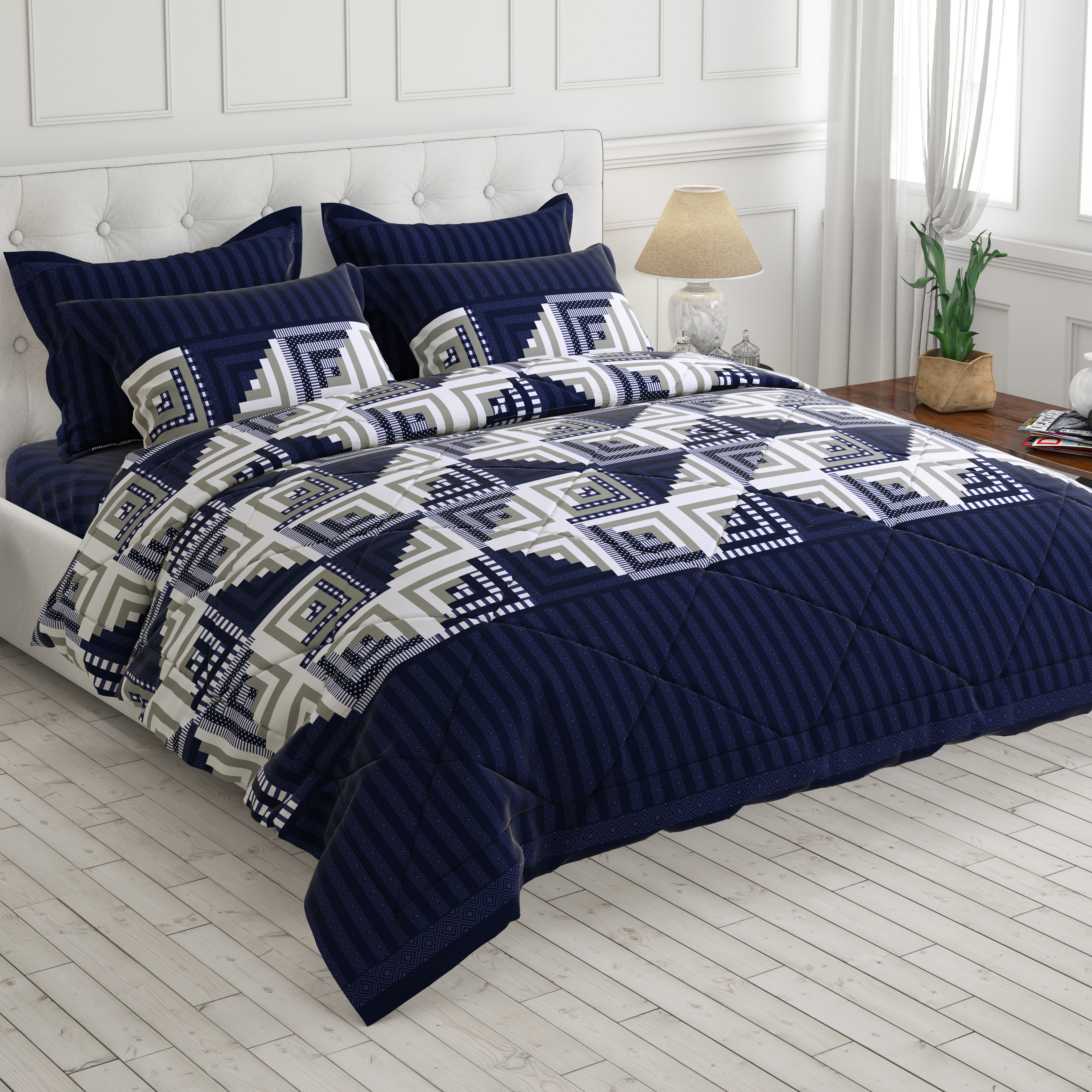 Sateen comforter set 6744