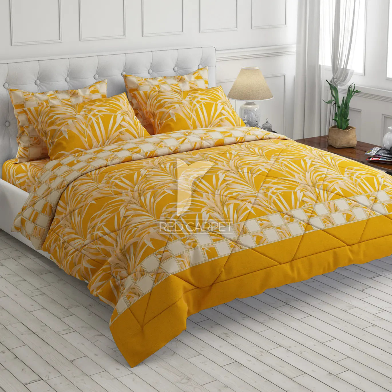 Sateen 6-pcs comforter set 6963