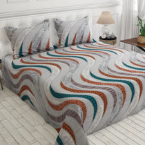 WAVE MOSAIC Sateen Bed Sheet Set