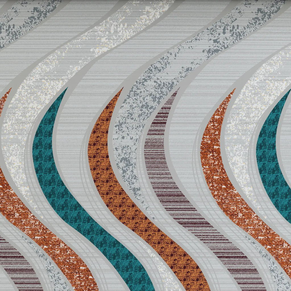 WAVE MOSAIC Sateen Bed Sheet Set