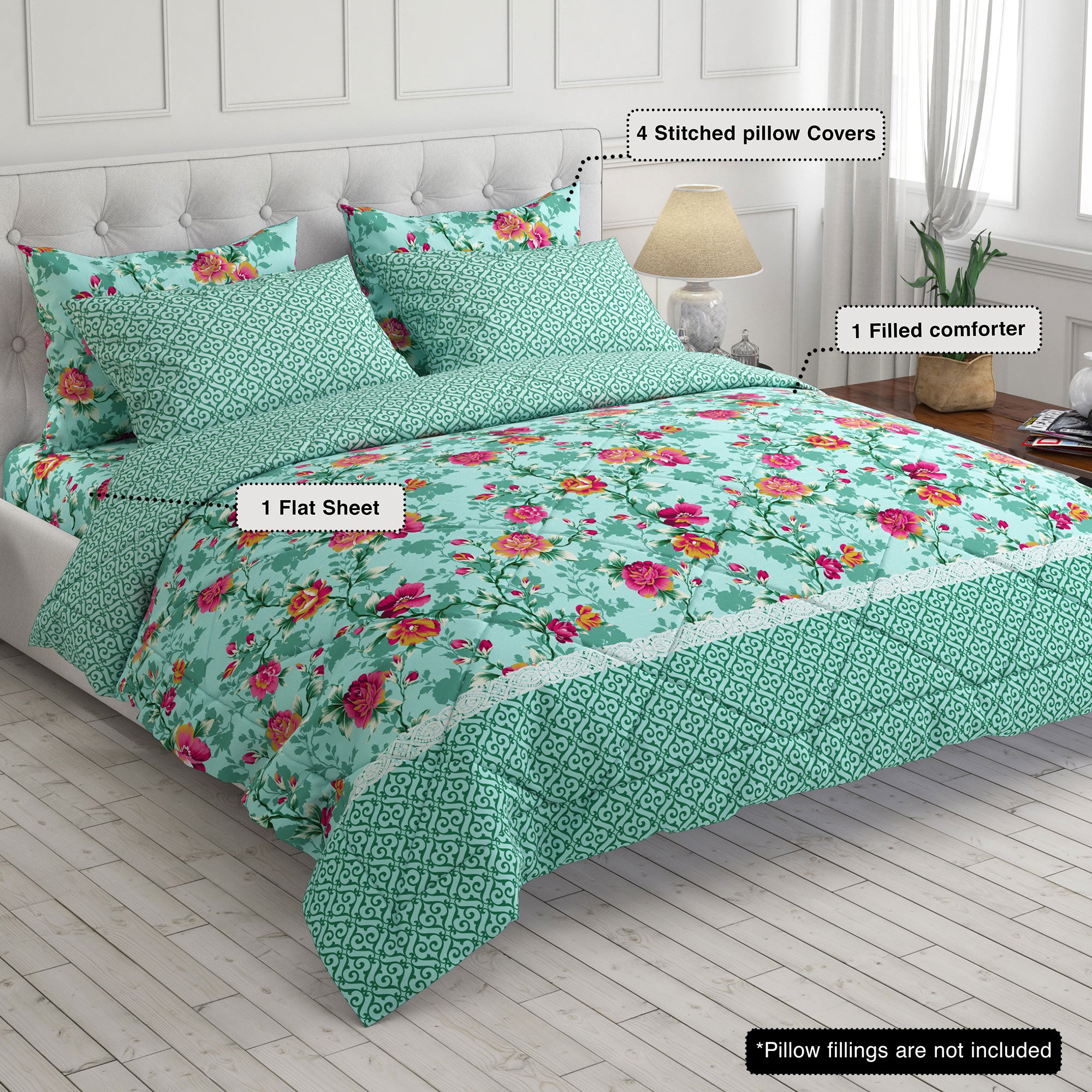 Xara 6-pcs comforter set 7539