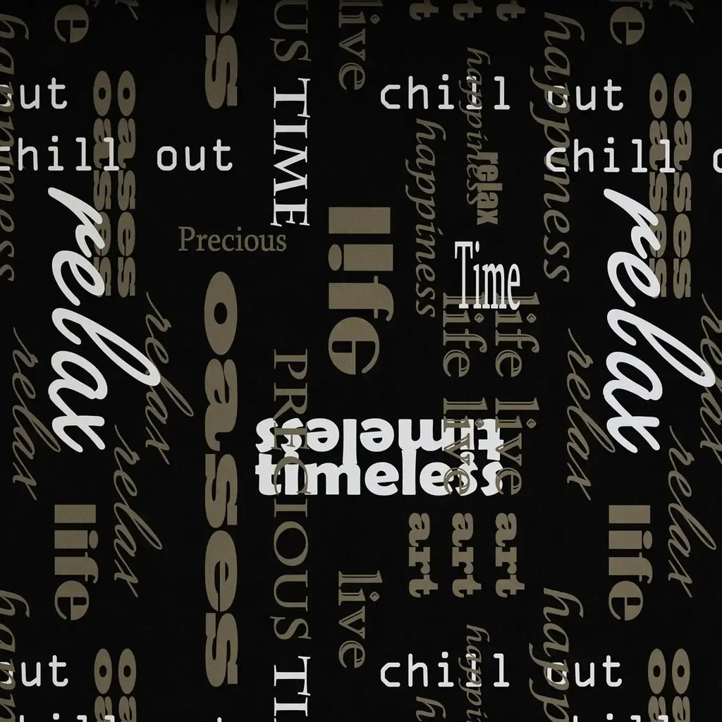 TYPOGRAPHY SATEEN BED SHEET