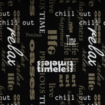 TYPOGRAPHY SATEEN BED SHEET