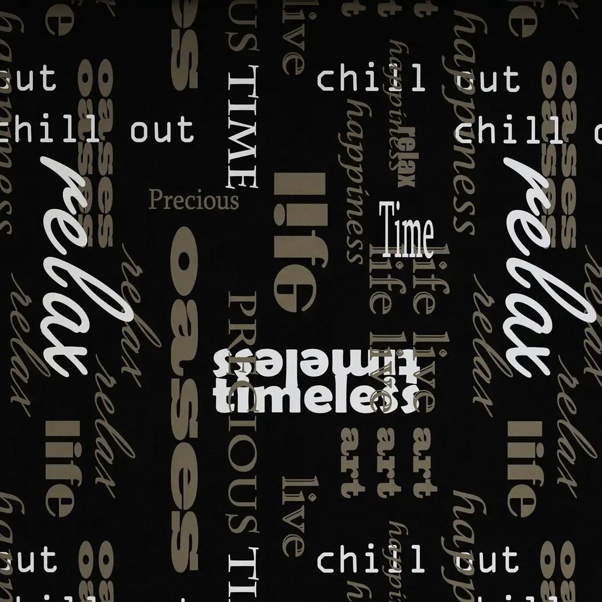 TYPOGRAPHY SATEEN BED SHEET