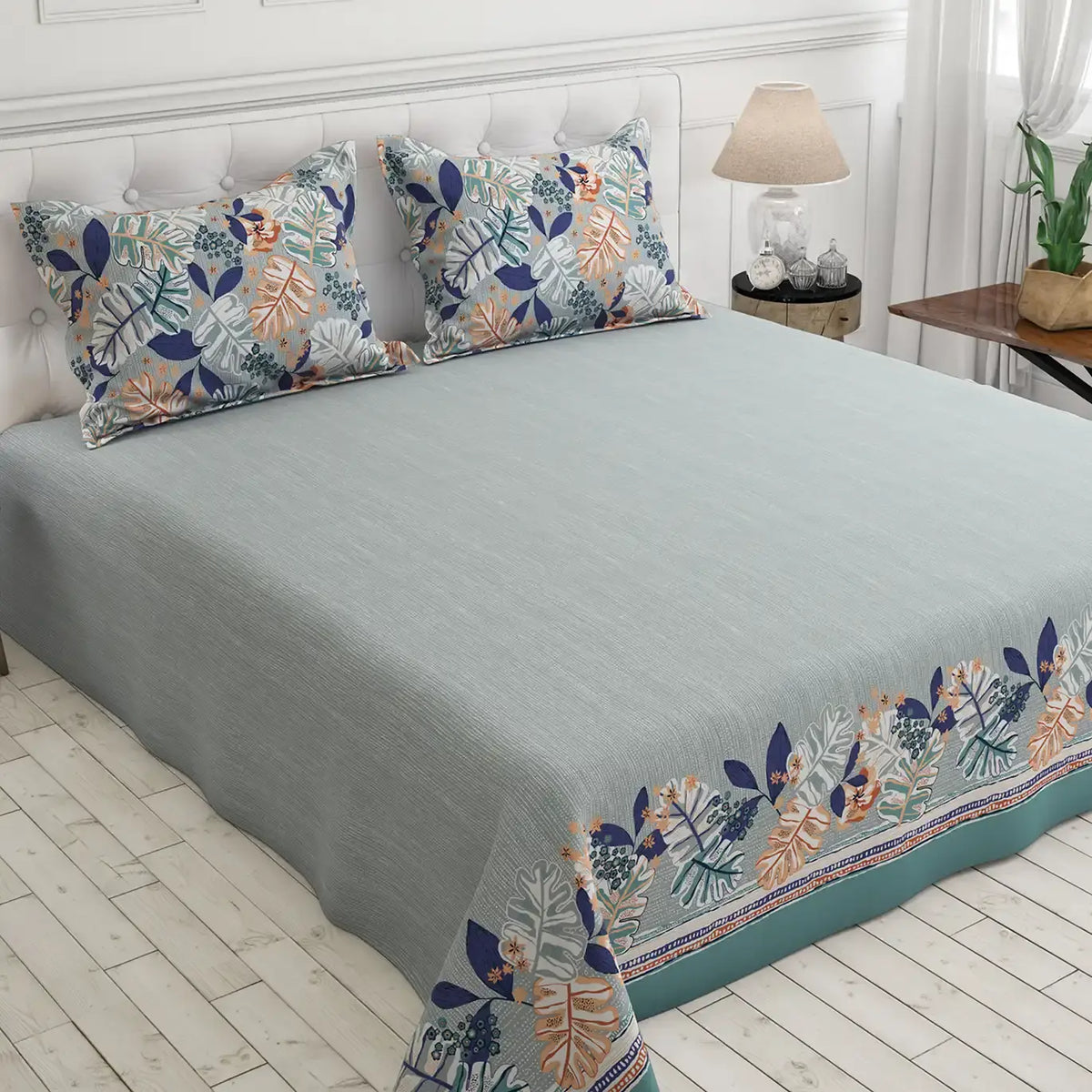 Bedsheet set with 2 pillowcases 7599