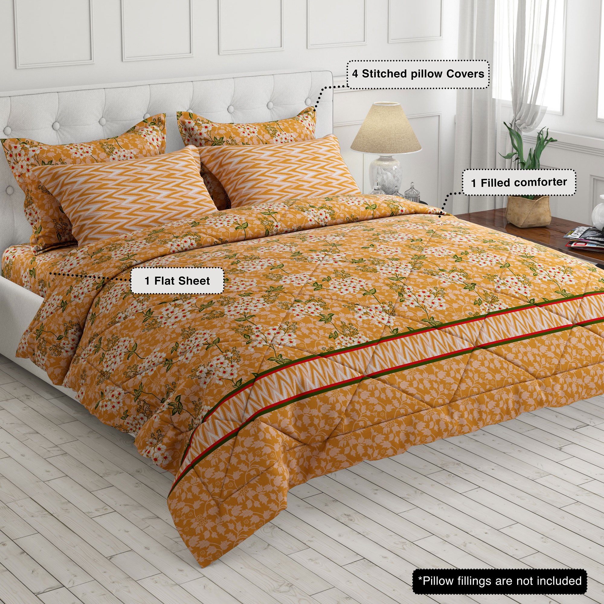 Xara 6-pcs comforter set 7647