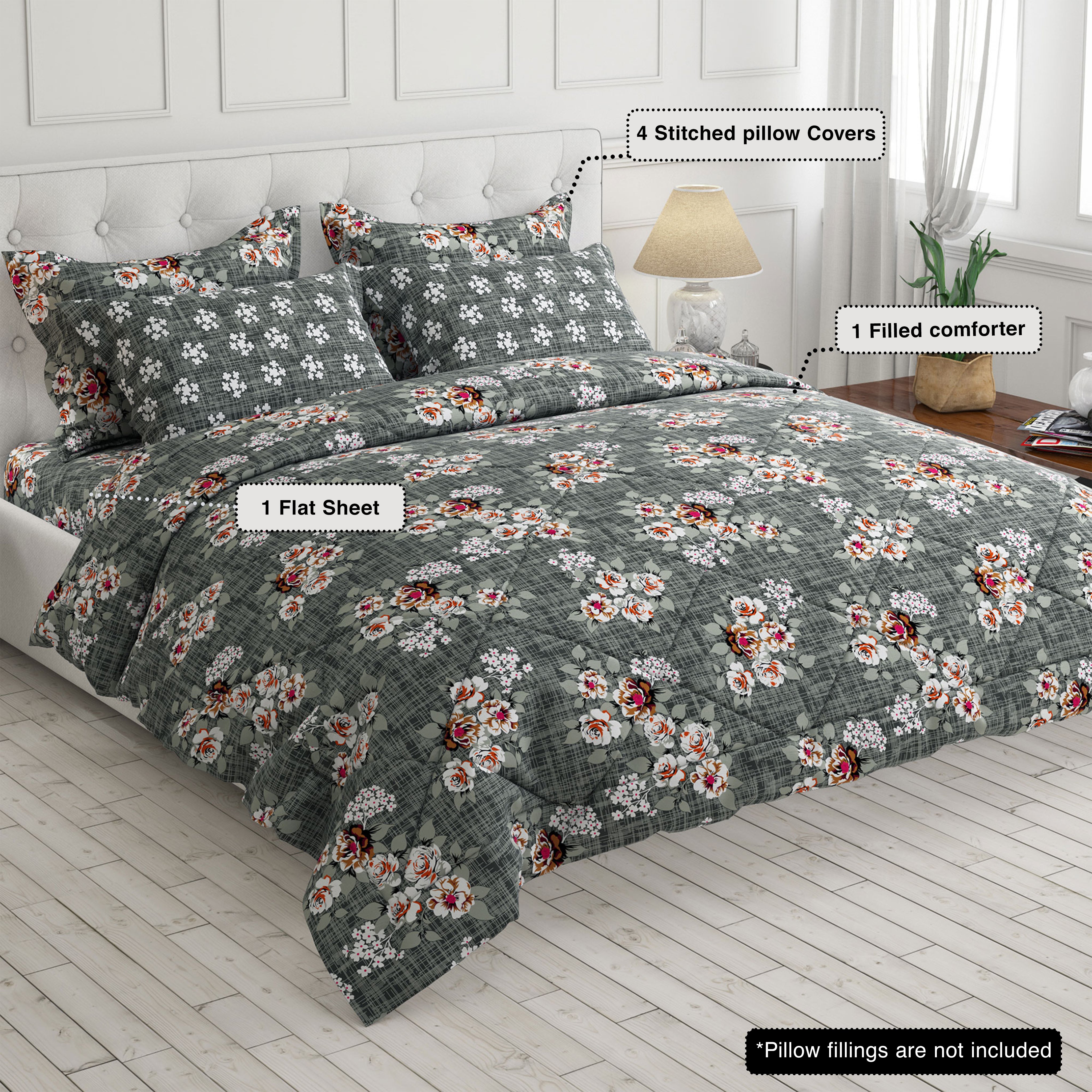 Xara 6-pcs comforter set 7715