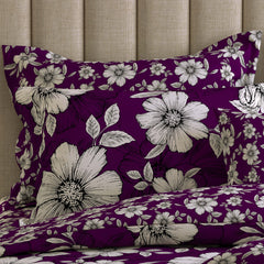 Xara Purple Floral Quilt Cover Set - 7973