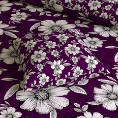 Xara Purple Floral Quilt Cover Set - 7973