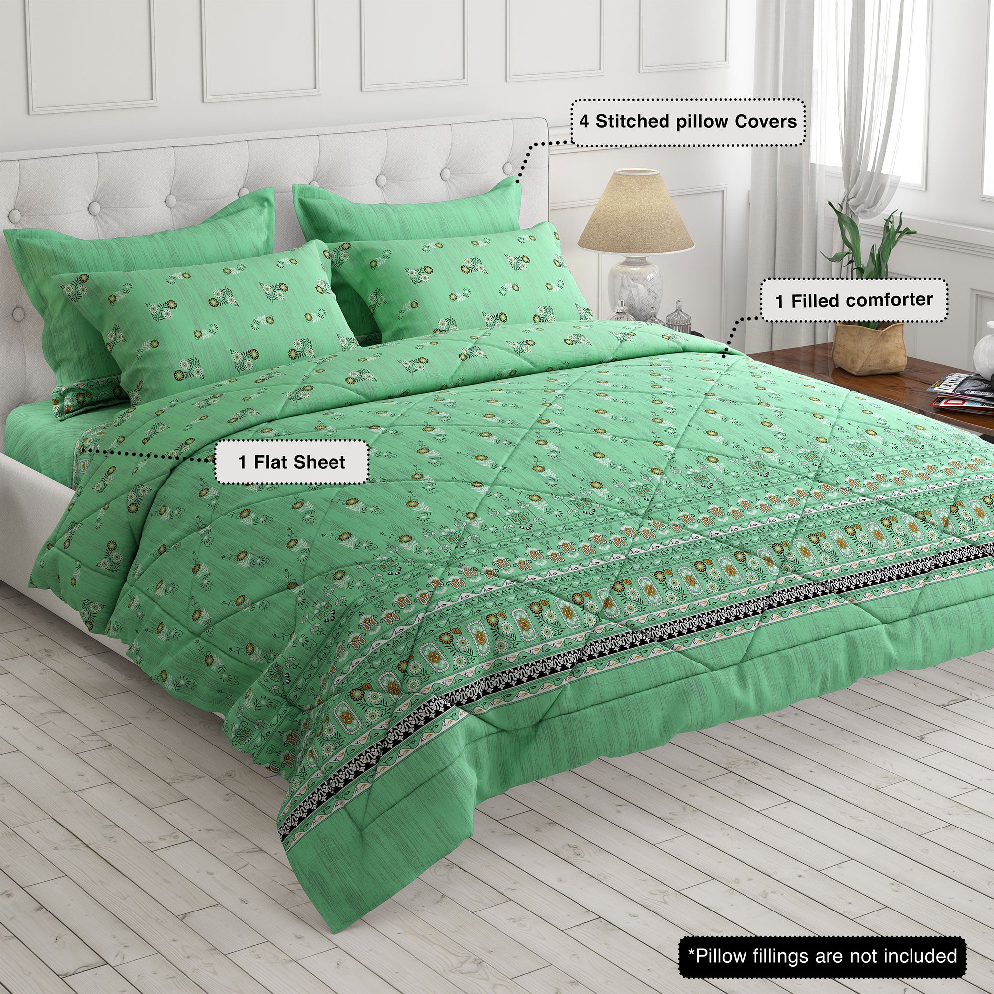 Xara 6-pcs comforter set 8019