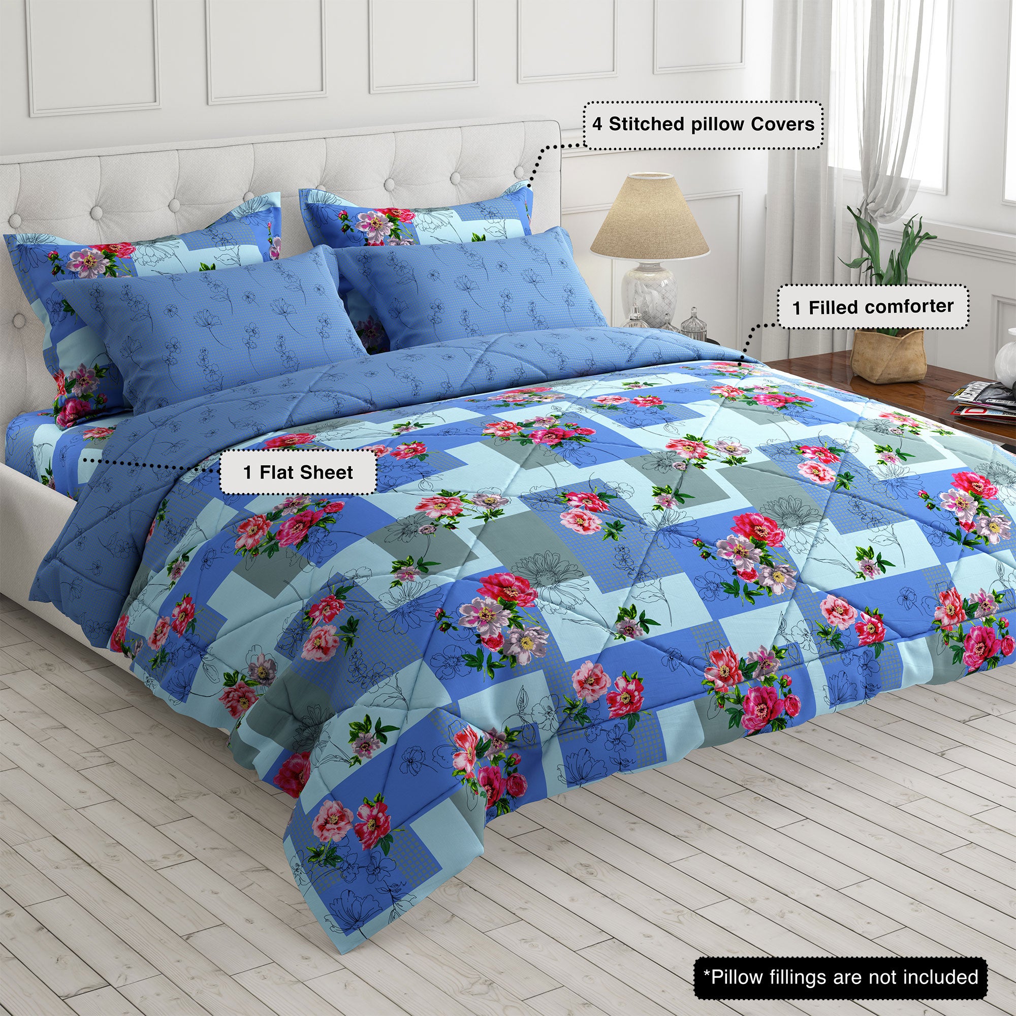 Xara 6-pcs comforter set 8120