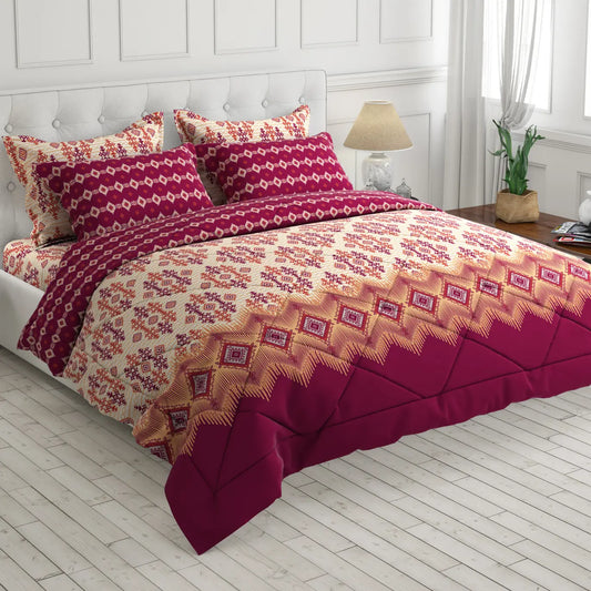 Xara 6-pcs comforter set 8122