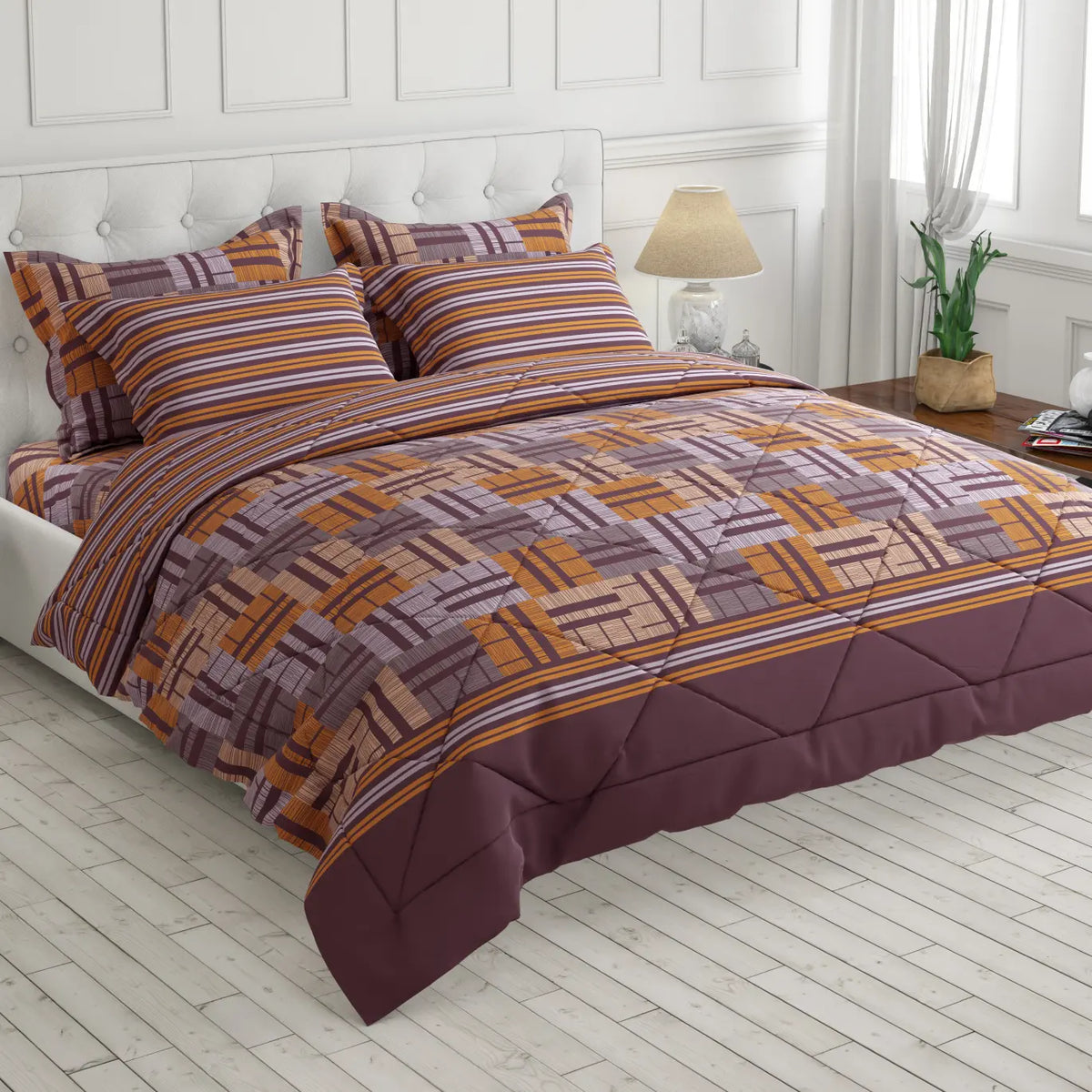 Xara 6-pcs comforter set 8165