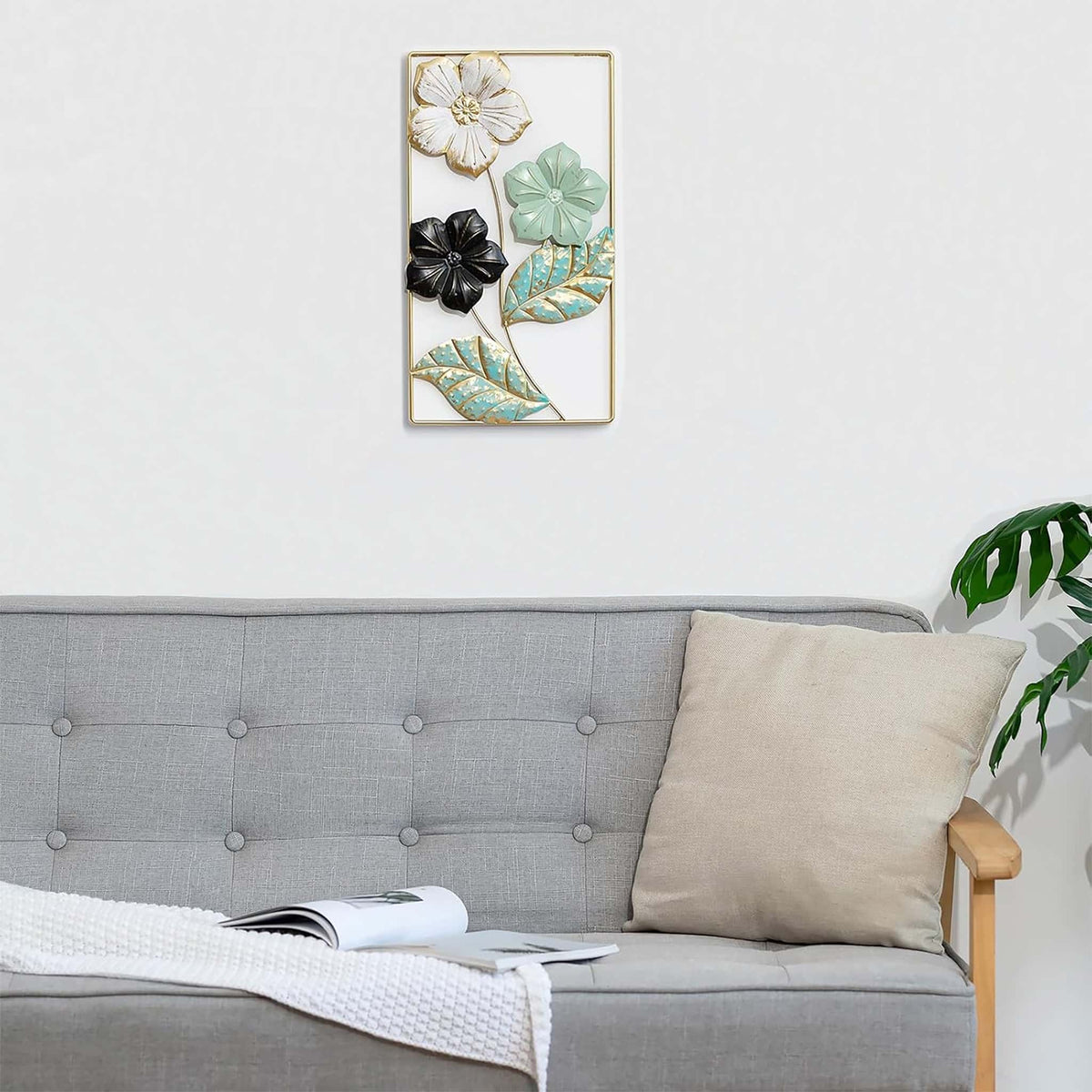 Modern Floral Wall Sculpture RHS-HD-WF-003 Main image