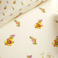 GARDEN FLORAL Xara 8 Pcs King Reversible Quilt Cover Set Bedsheet