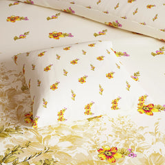 GARDEN FLORAL Xara 8 Pcs King Reversible Quilt Cover Set Bedsheet