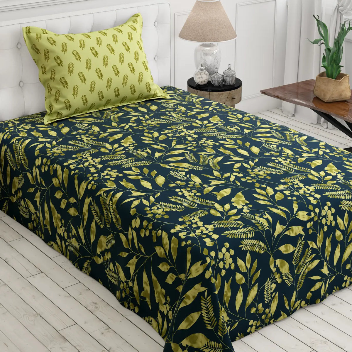 Golden Foliage - Bedsheet Set