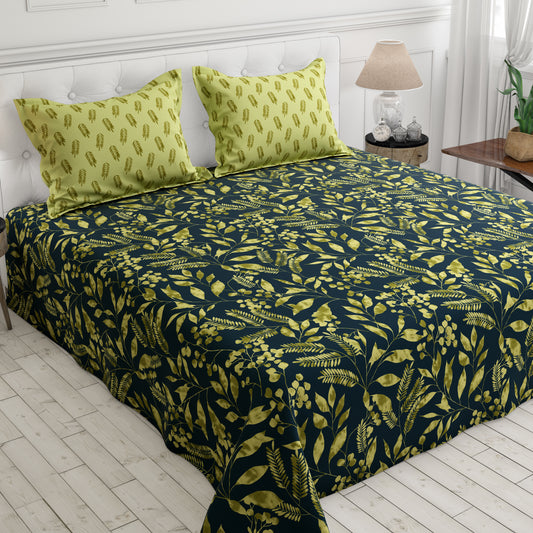 Golden Foliage - Bedsheet Set