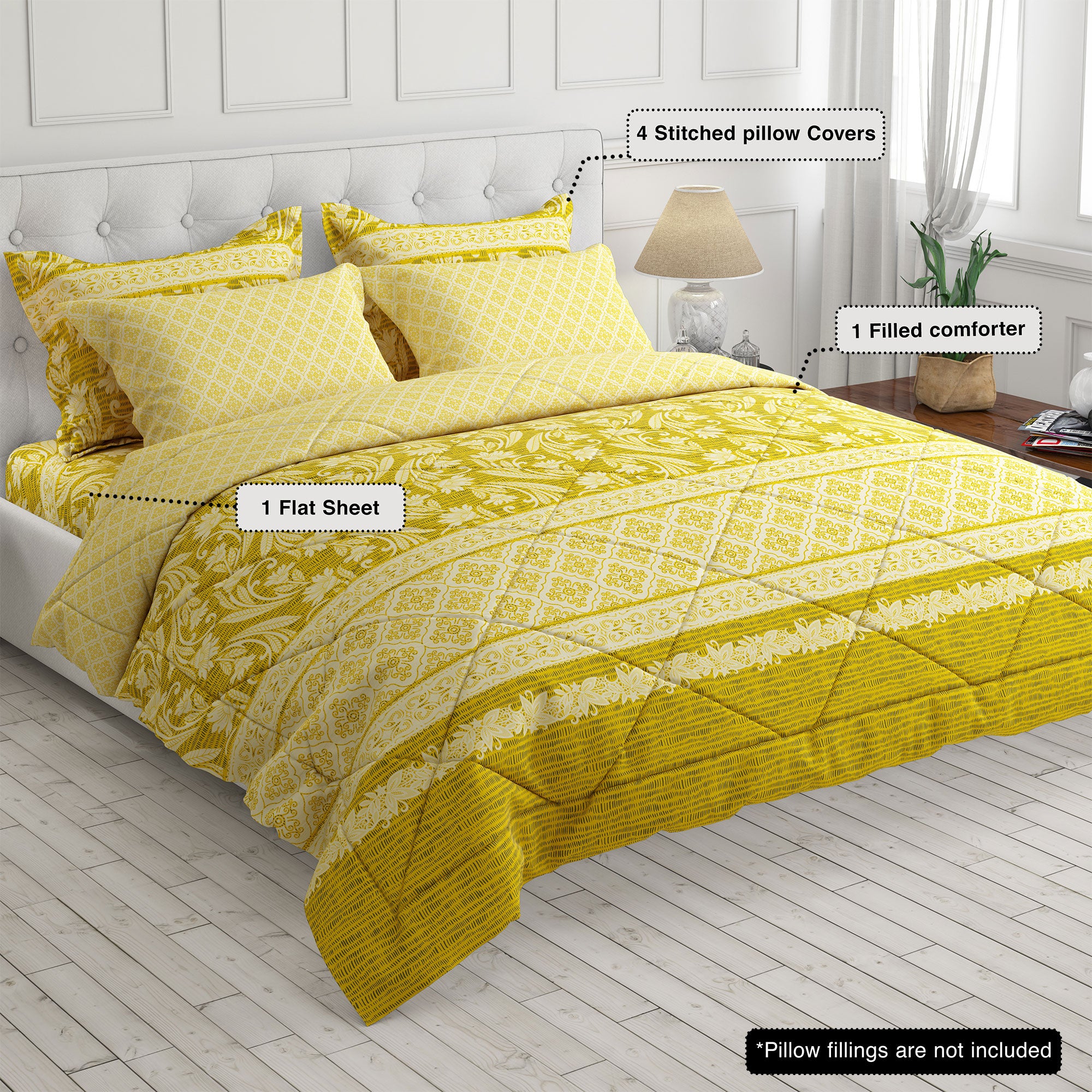 Xara 6-pcs comforter set 8539