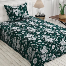 FOREST BLOOM SATEEN BED SHEET SET