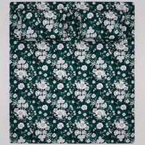 FOREST BLOOM SATEEN BED SHEET SET