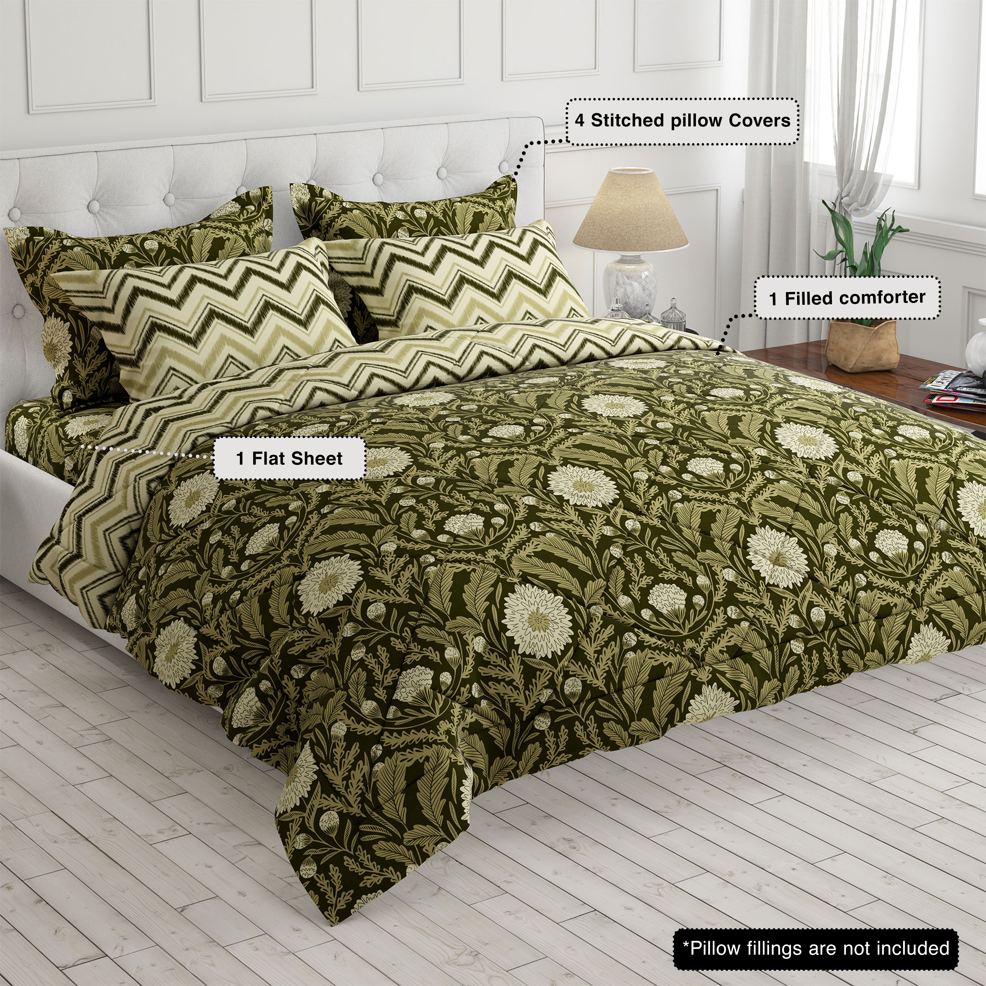 Xara 6-pcs comforter set 8559