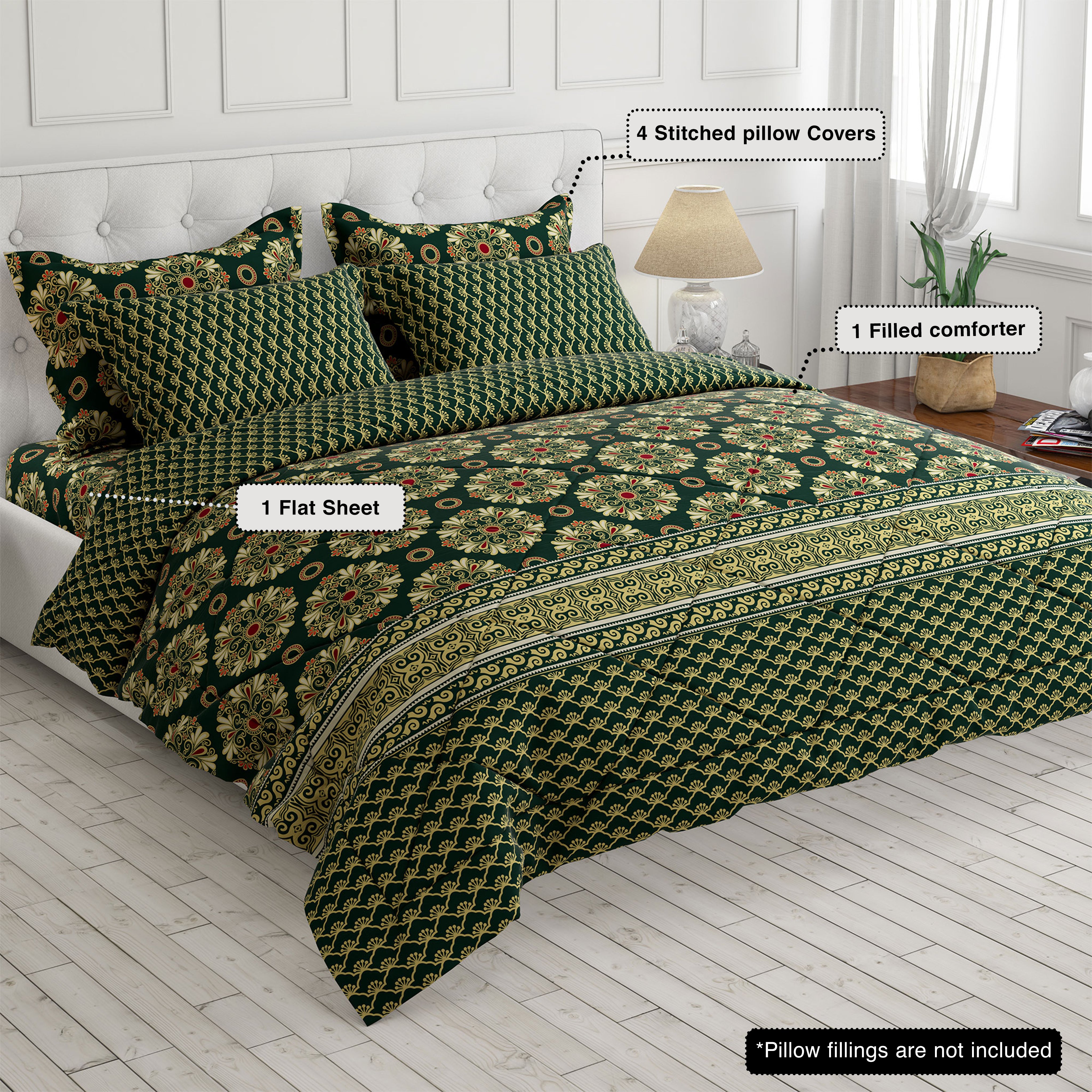 Xara 6-pcs comforter set 8564