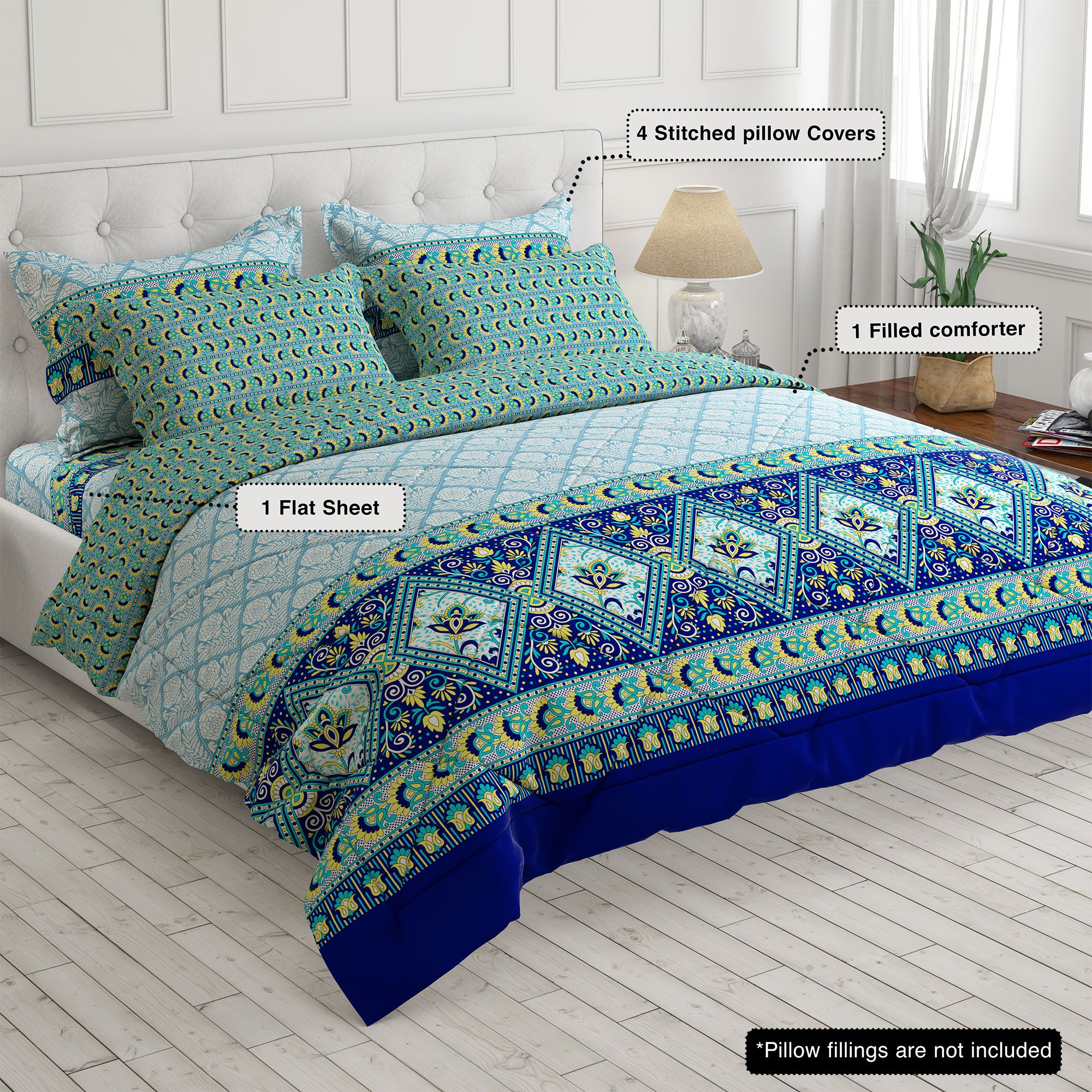 Xara 6-pcs comforter set 8580