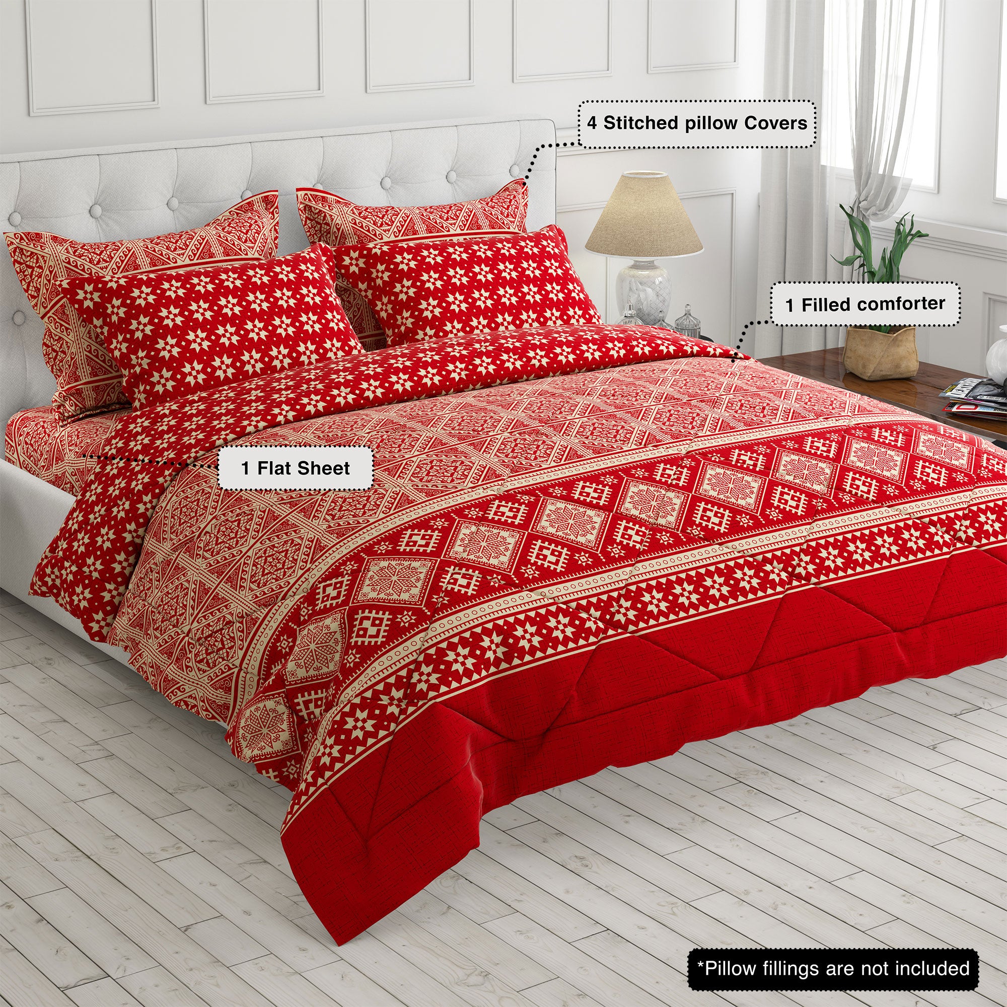 Xara 6-pcs comforter set 8585